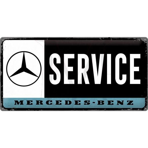 Mercedes-Benz Tin Sign Service 25x50 cm